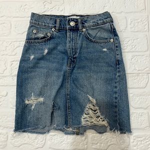 Zara Denim Mini Skirt